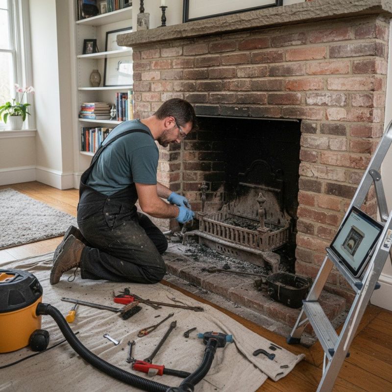Brick Mantel Repair