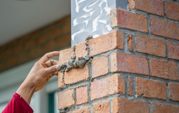 Brick Pillar Repair in Costa Mesa