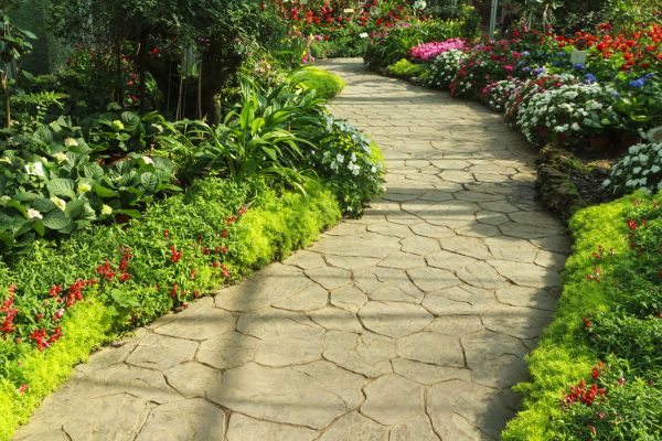 Stone Pathway Repair in Costa Mesa