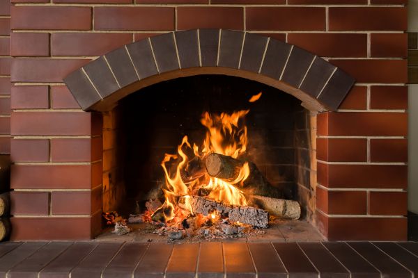 Brick Fireplace Installation in Costa Mesa